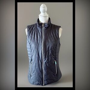 Black Rivet Womens Vest Jacket Size Medium Black Sleeveless Full Zip Outwear